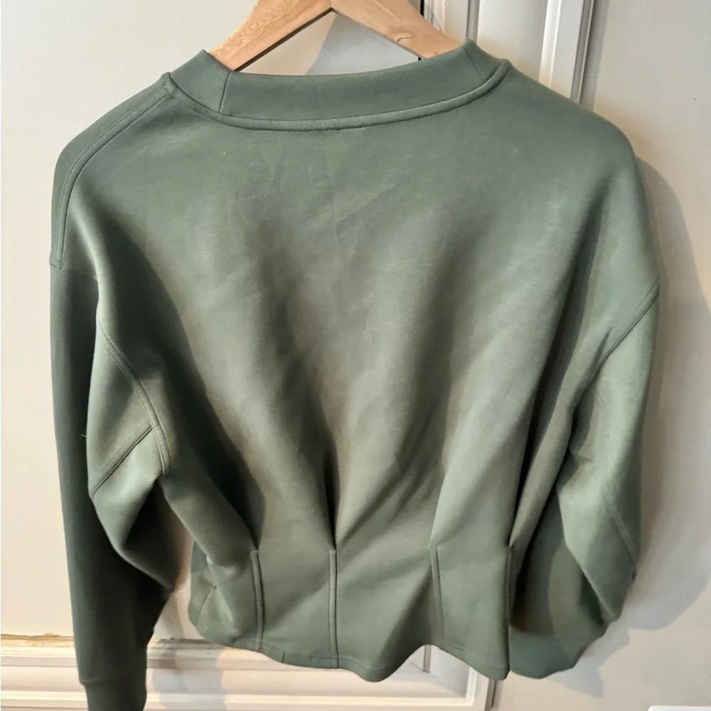 lululemon athletica Olive Green Crewneck Sweatshirt